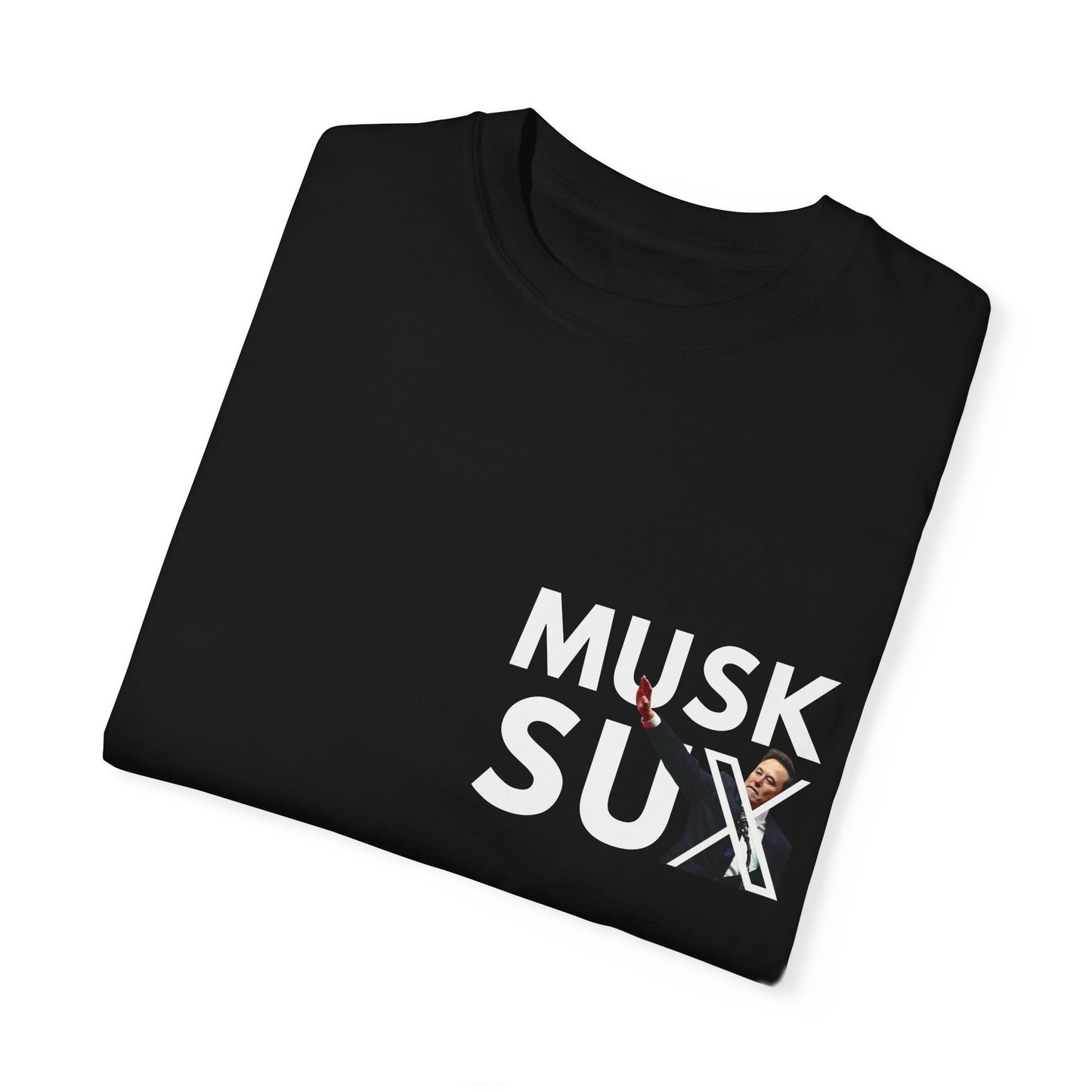 Musk Sux MECA back Tee – For When Silence Isn’t an Option