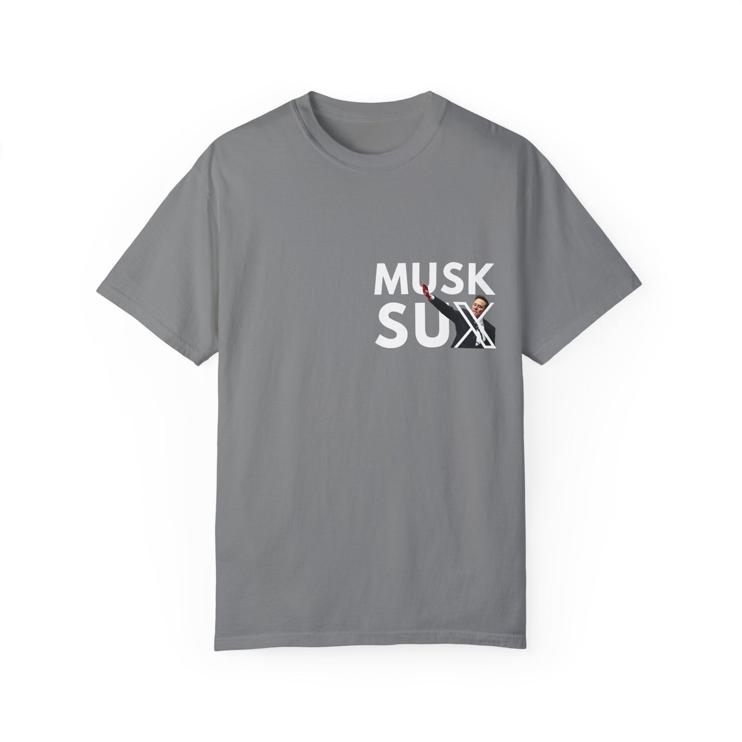 Musk Sux MECA back Tee – For When Silence Isn’t an Option
