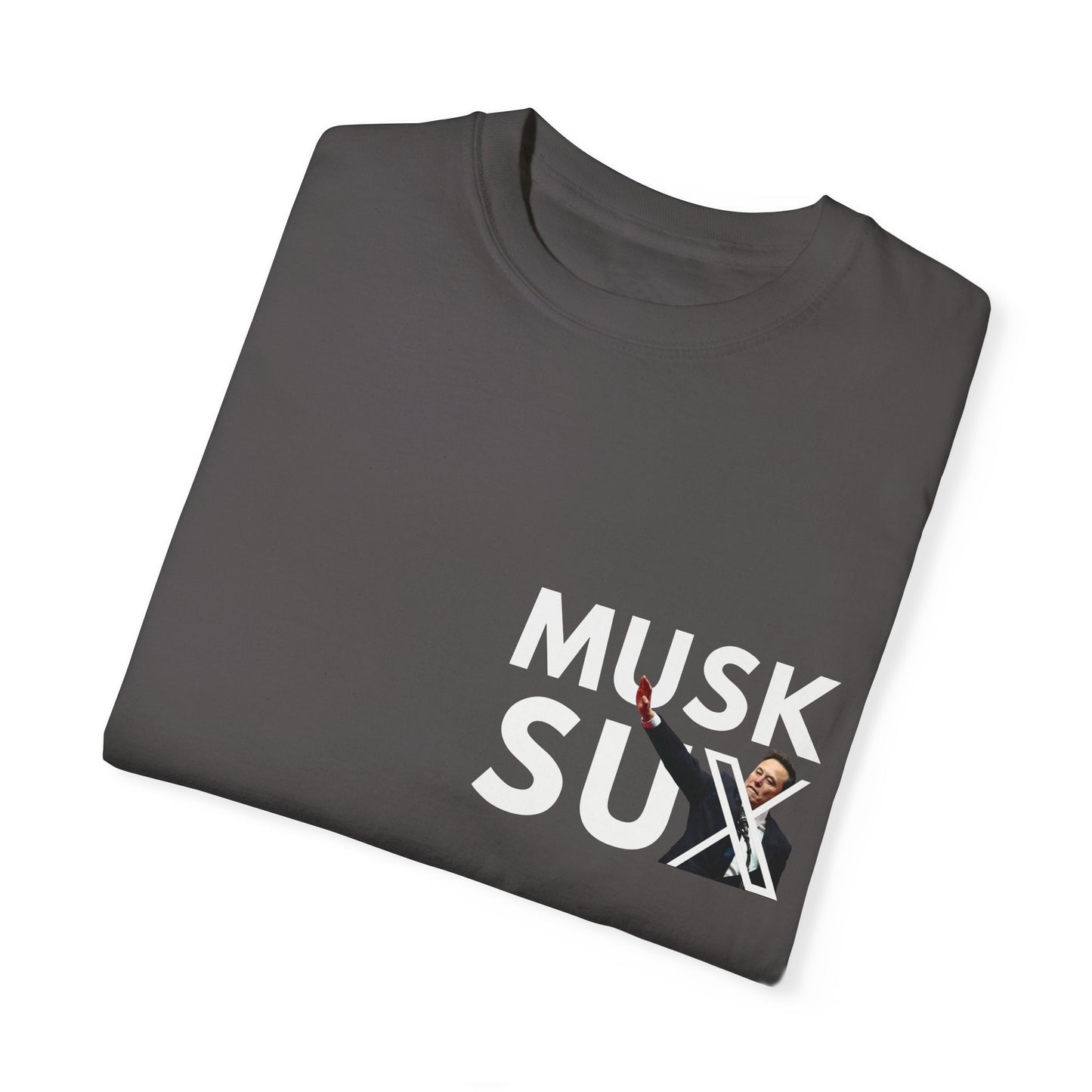 Musk Sux MECA back Tee – For When Silence Isn’t an Option