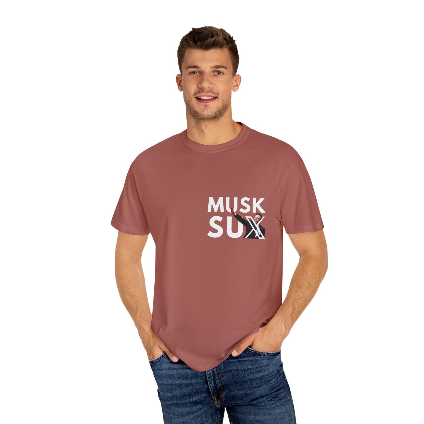 Musk Sux MECA back Tee – For When Silence Isn’t an Option