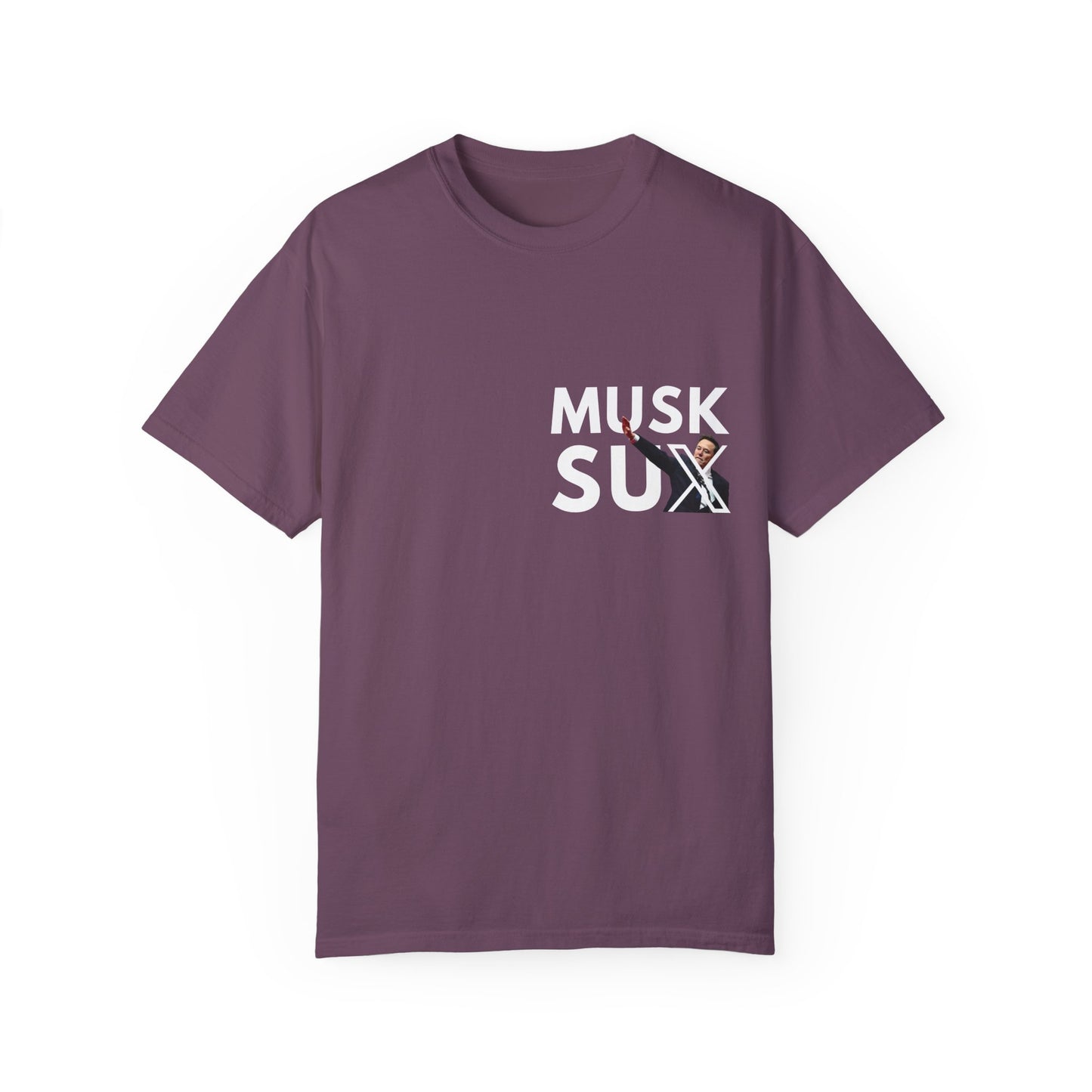 Musk Sux MECA back Tee – For When Silence Isn’t an Option