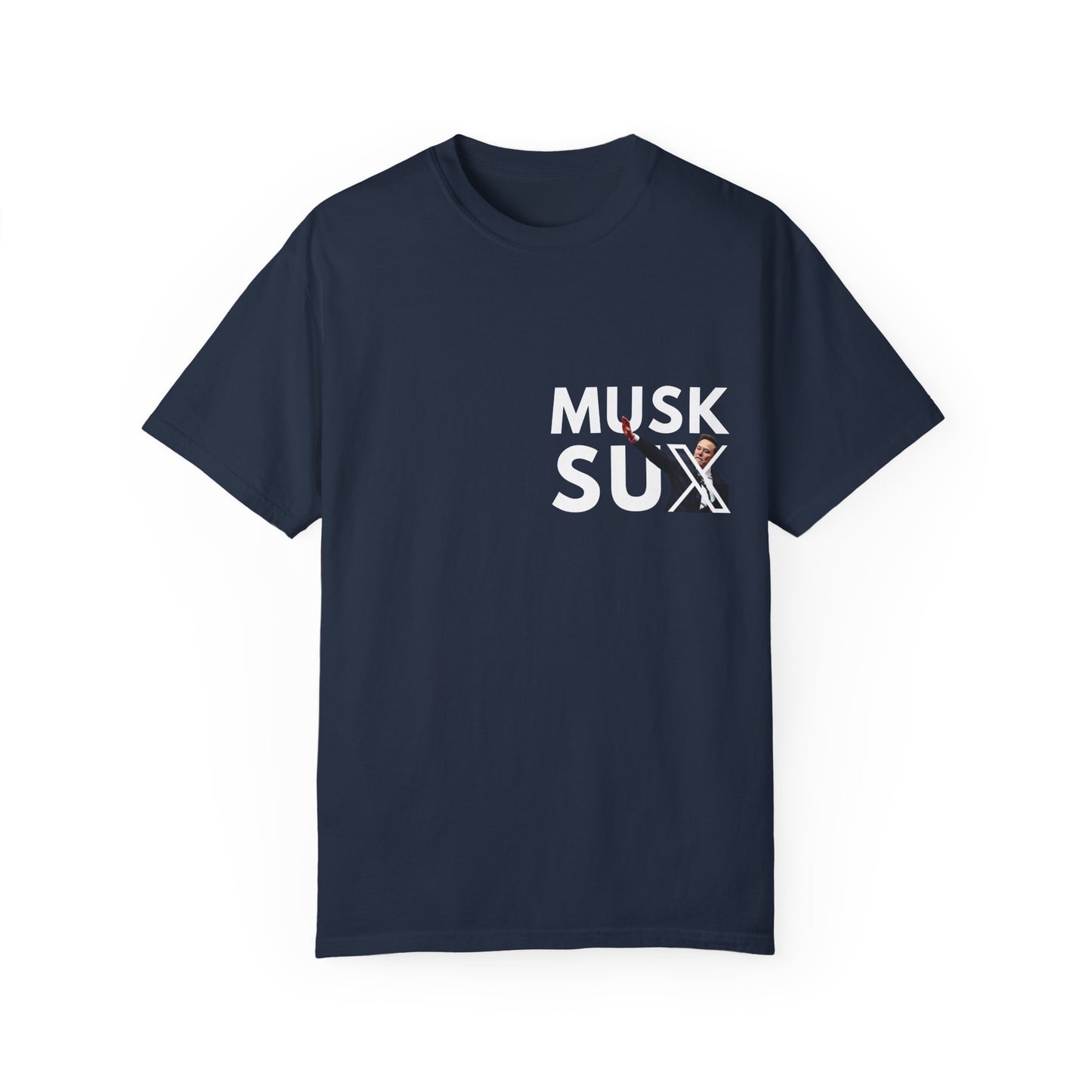 Musk Sux MECA back Tee – For When Silence Isn’t an Option
