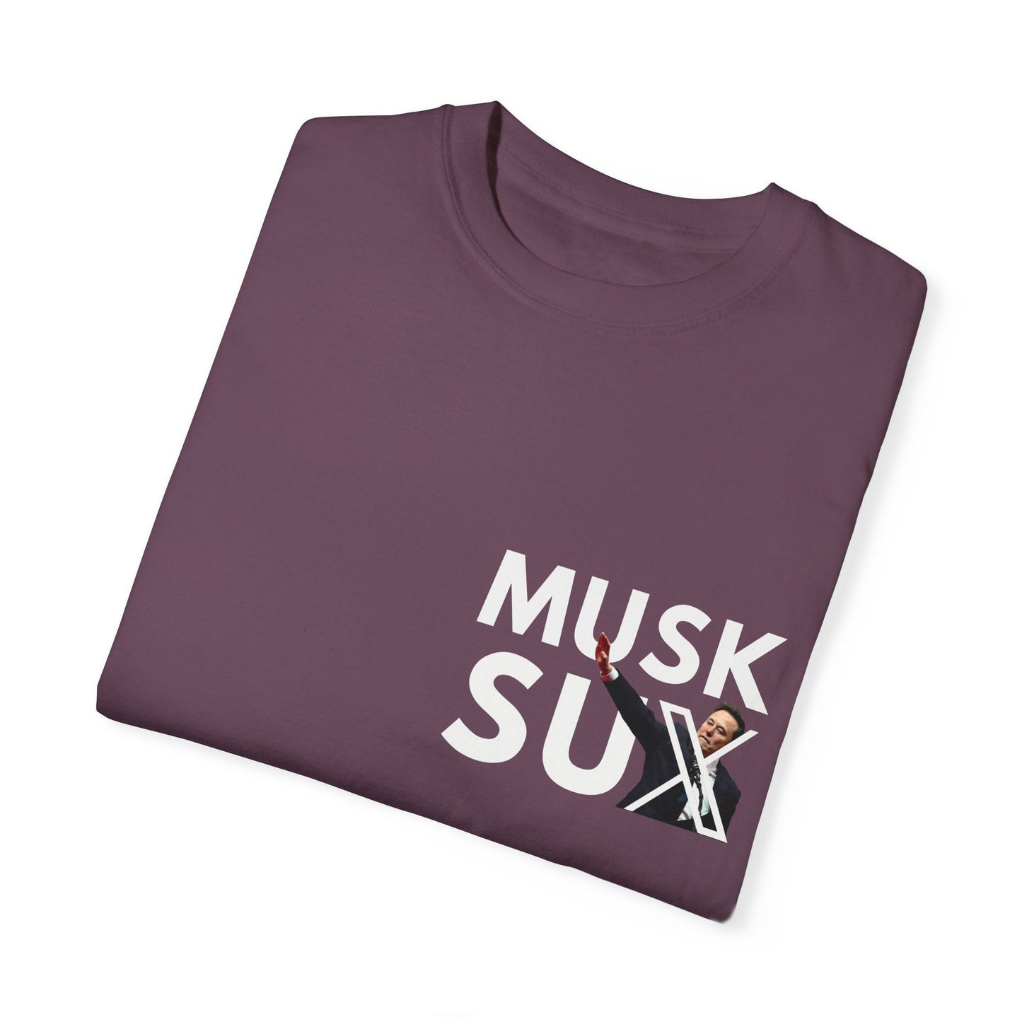 Musk Sux MECA back Tee – For When Silence Isn’t an Option