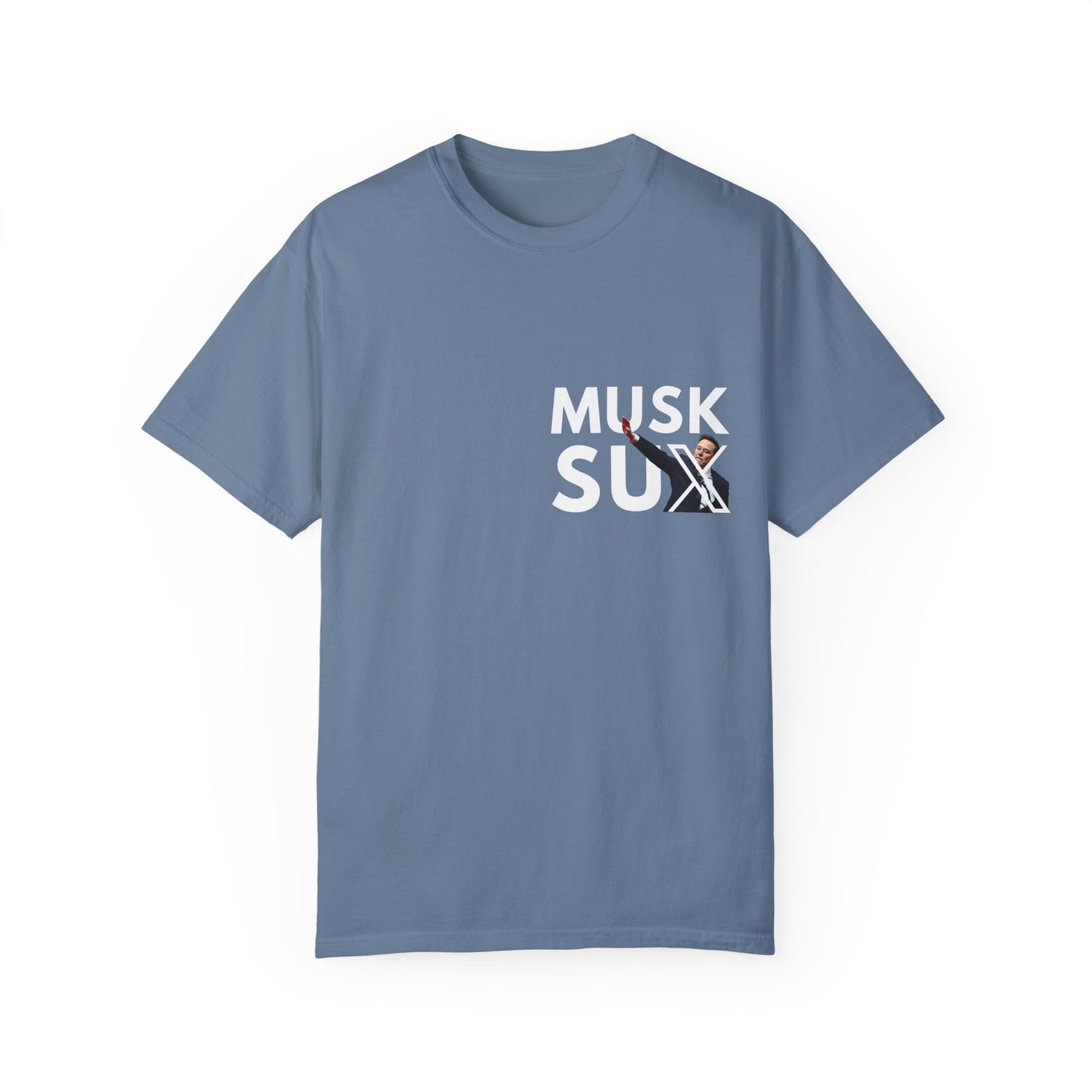Musk Sux MECA back Tee – For When Silence Isn’t an Option