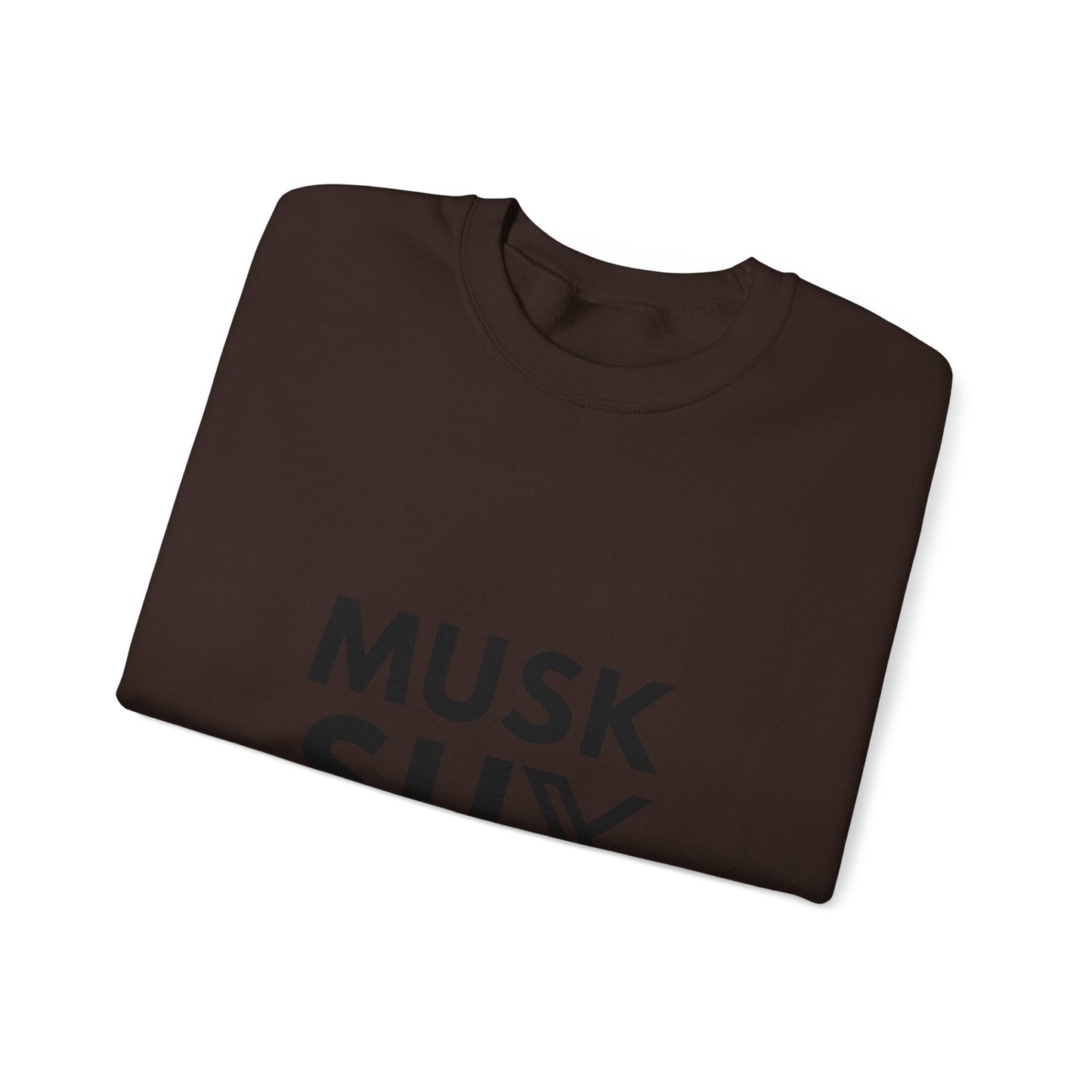 Musk SUX Unisex Crewneck Sweatshirt | Casual Comfort with Bold Statement | Ideal for Everyday Wear, Gifts & Chill Vibes