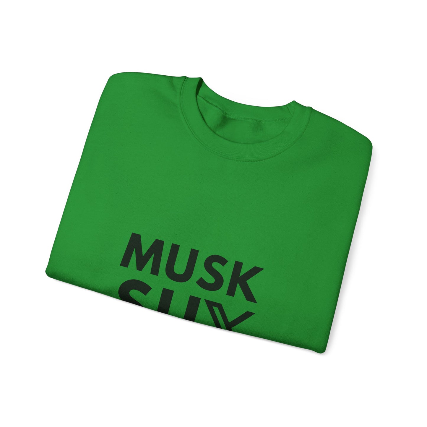 Musk SUX Unisex Crewneck Sweatshirt | Casual Comfort with Bold Statement | Ideal for Everyday Wear, Gifts & Chill Vibes