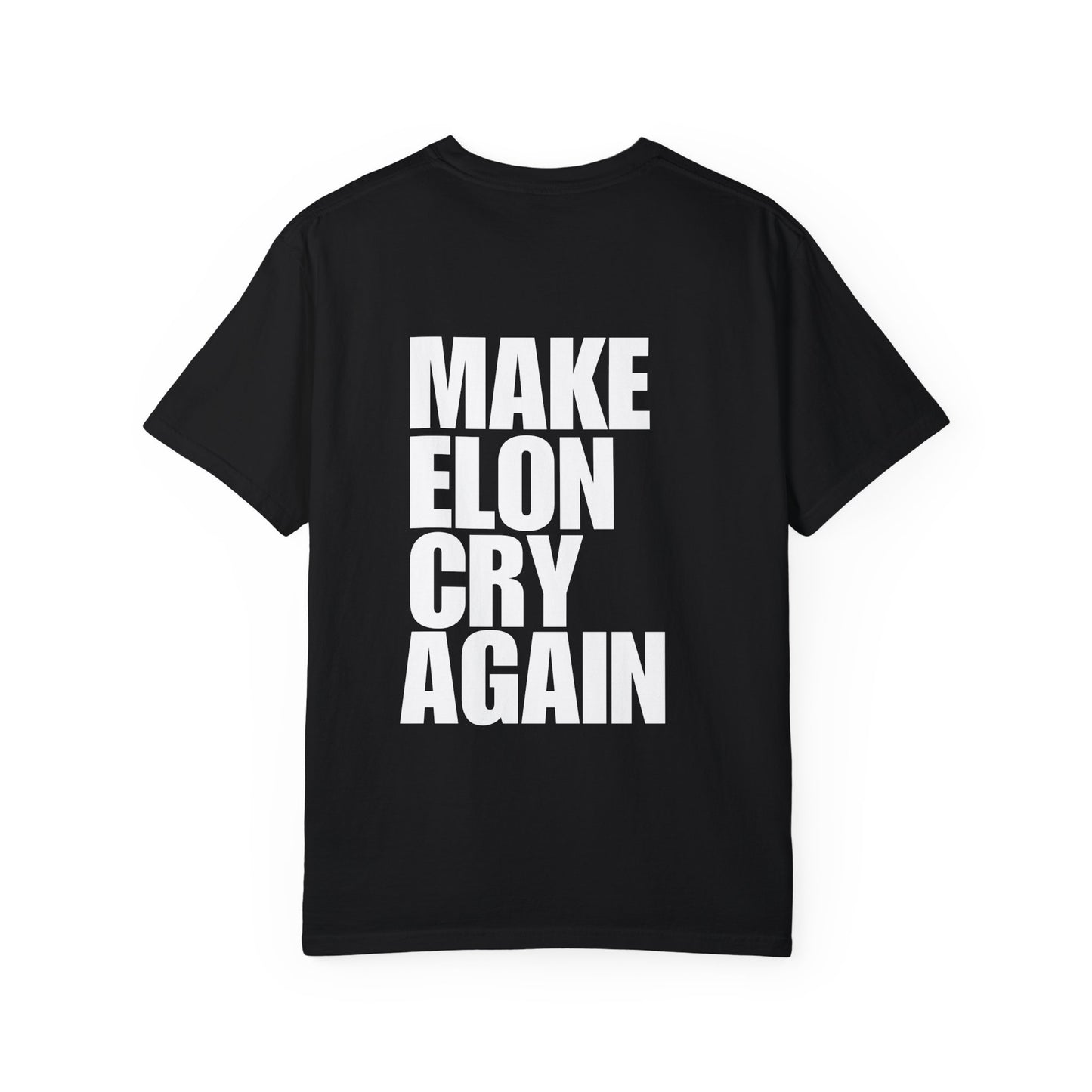 Musk Sux MECA back Tee – For When Silence Isn’t an Option