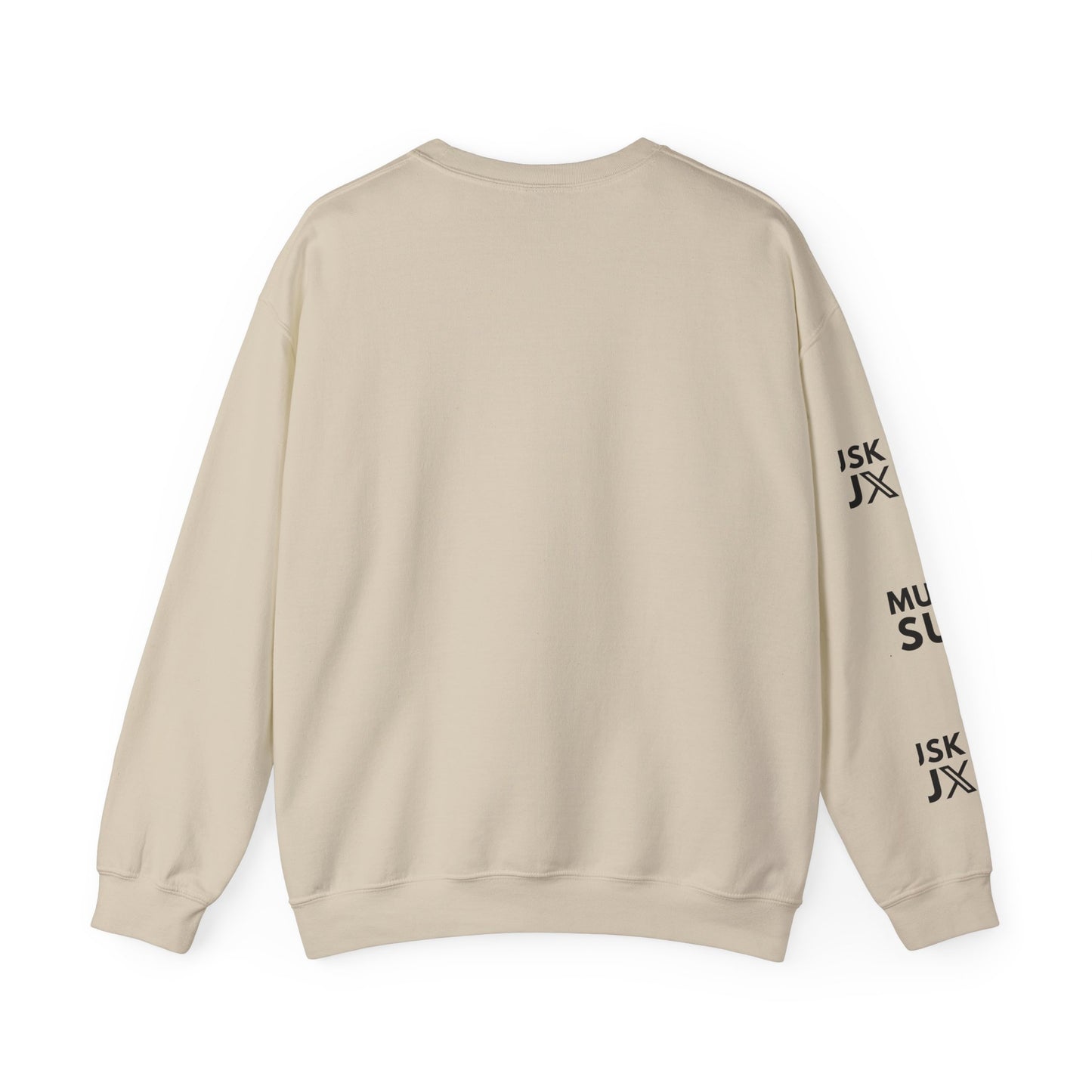 Musk SUX Unisex Crewneck Sweatshirt | Casual Comfort with Bold Statement | Ideal for Everyday Wear, Gifts & Chill Vibes