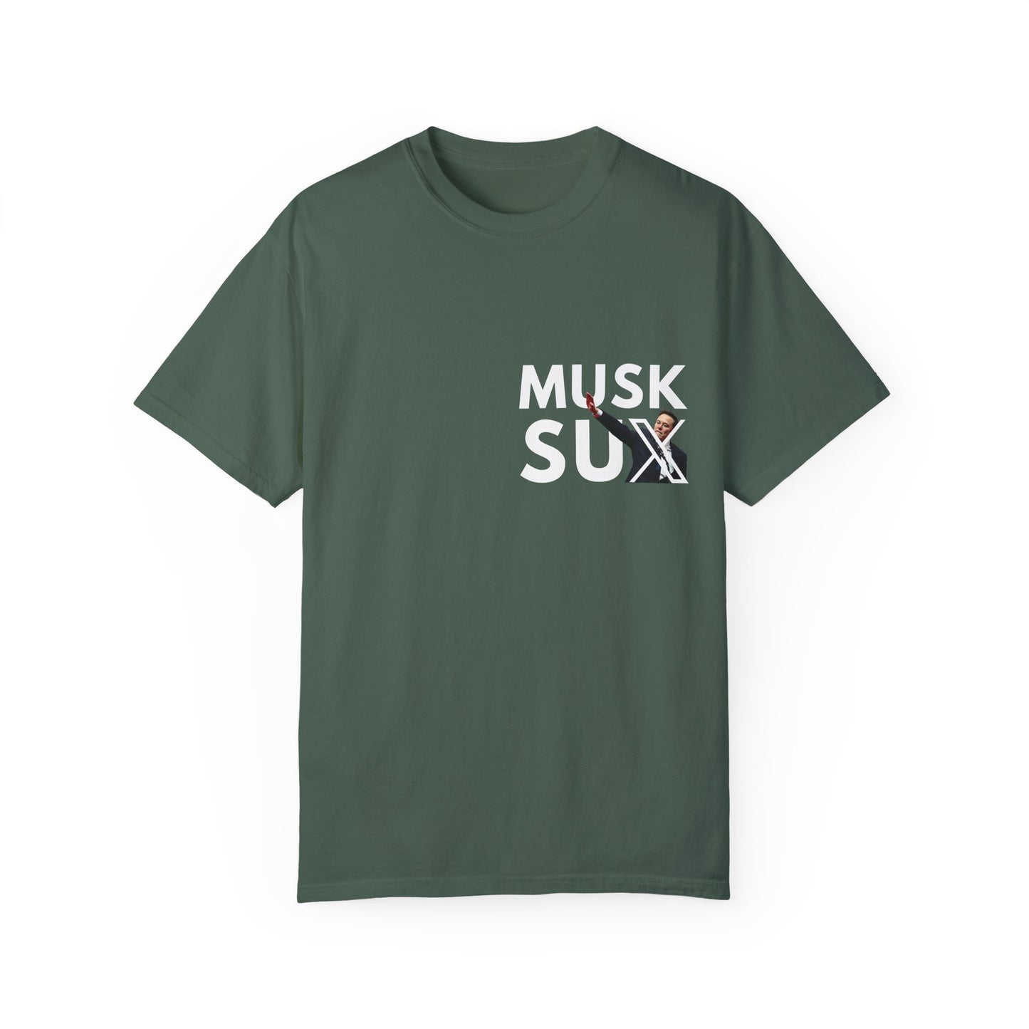Musk Sux MECA back Tee – For When Silence Isn’t an Option