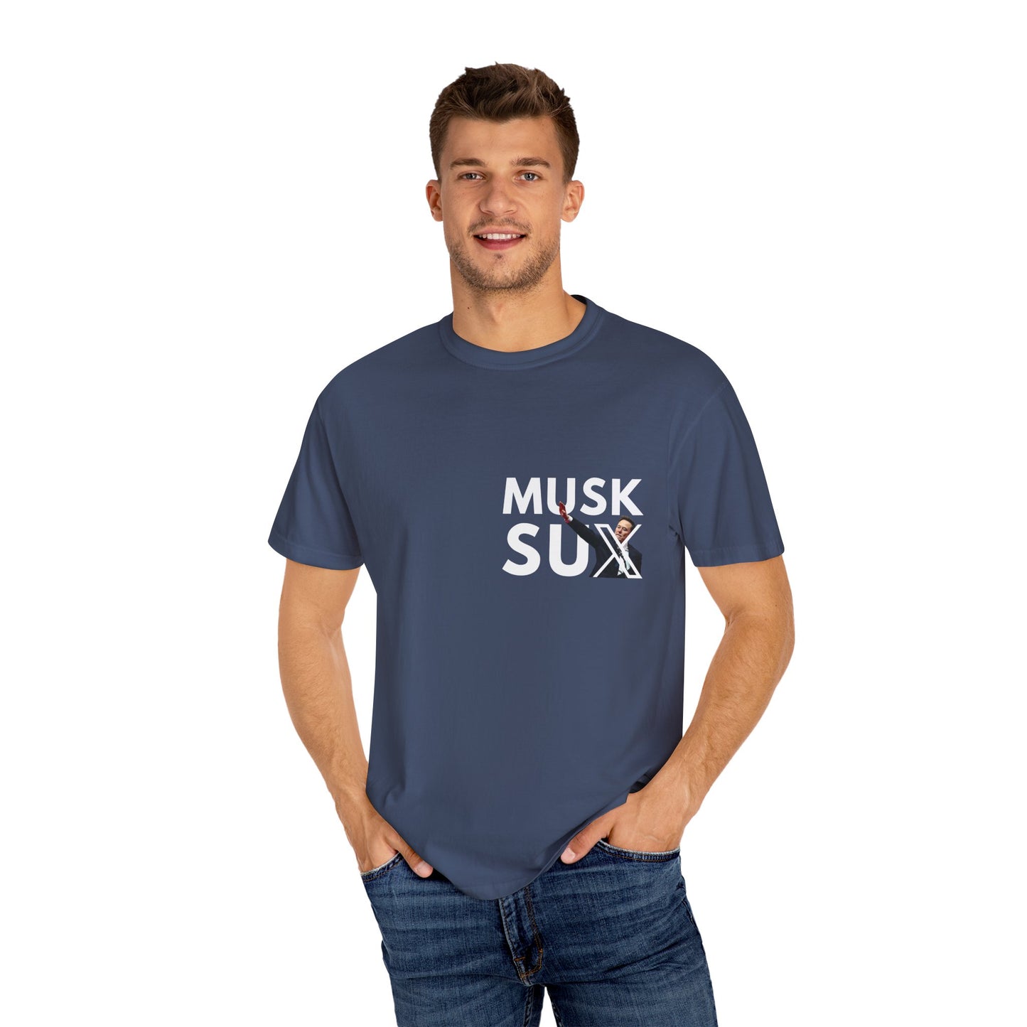 Musk Sux MECA back Tee – For When Silence Isn’t an Option
