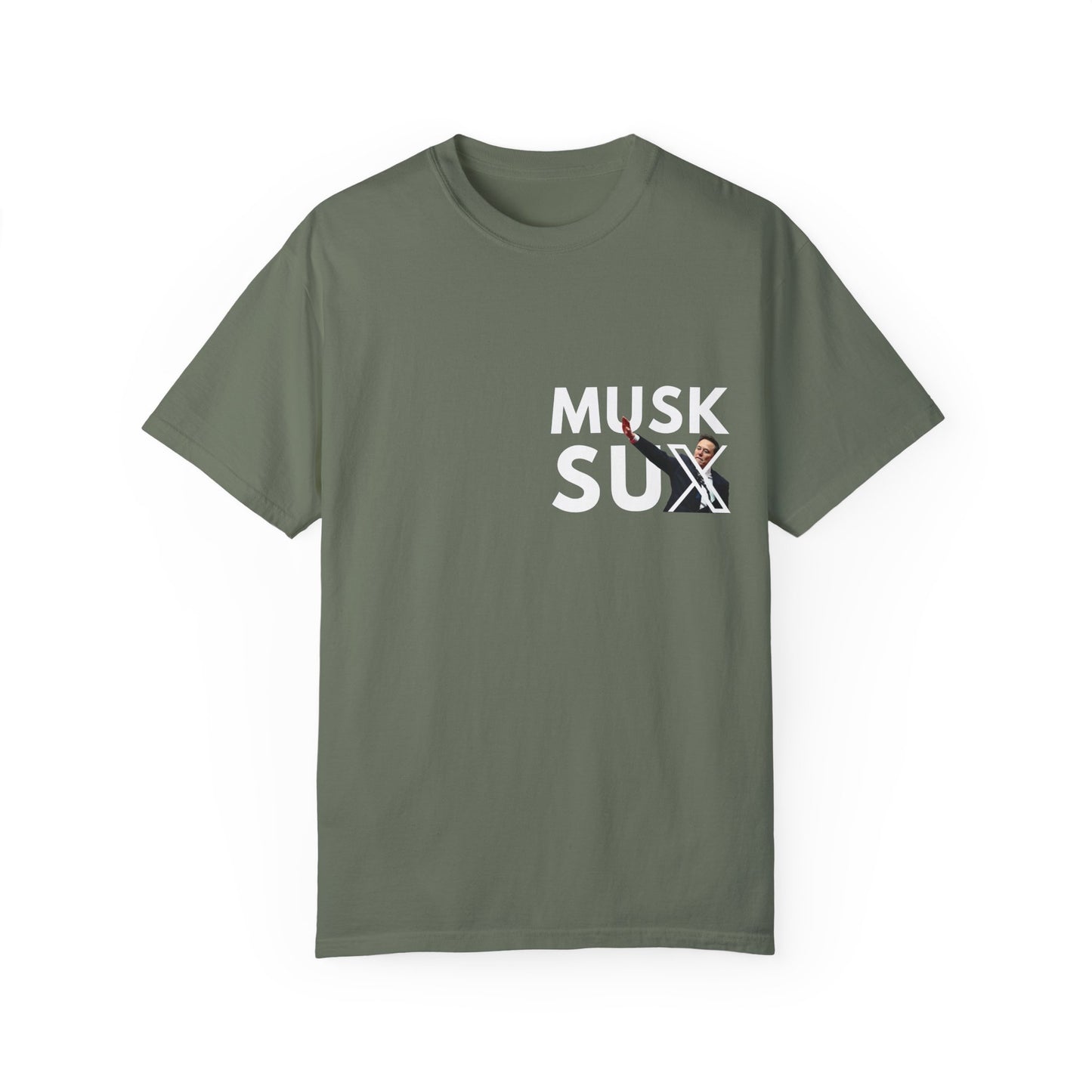 Musk Sux MECA back Tee – For When Silence Isn’t an Option