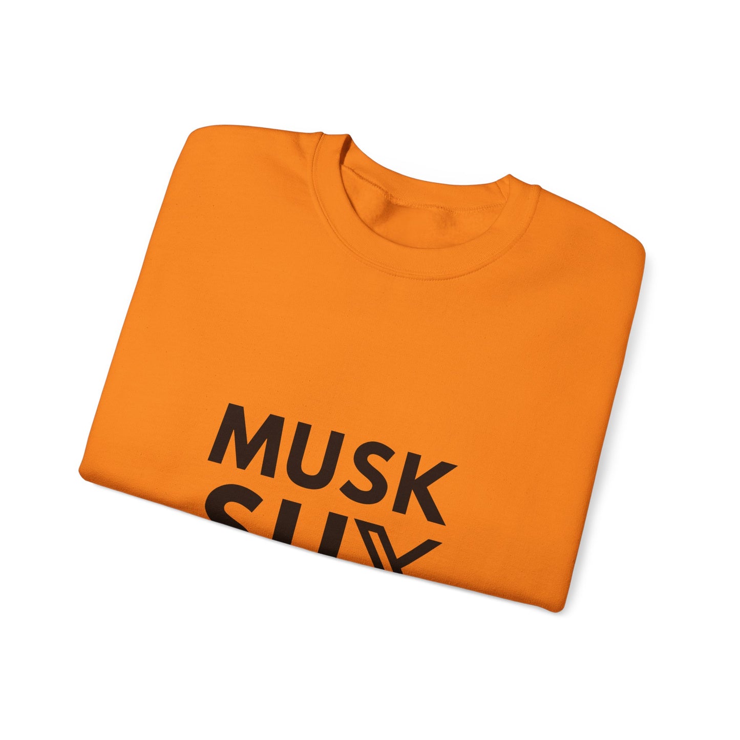 Musk SUX Unisex Crewneck Sweatshirt | Casual Comfort with Bold Statement | Ideal for Everyday Wear, Gifts & Chill Vibes
