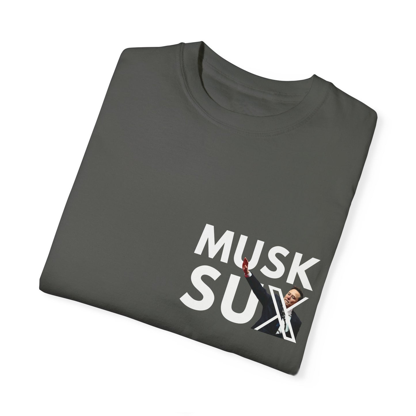 Musk Sux MECA back Tee – For When Silence Isn’t an Option